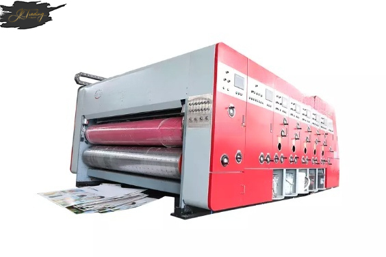Corrugated Cardboard Flexo Water Ink Printer Slotter Die Cutter Carton Box Make Package Machine